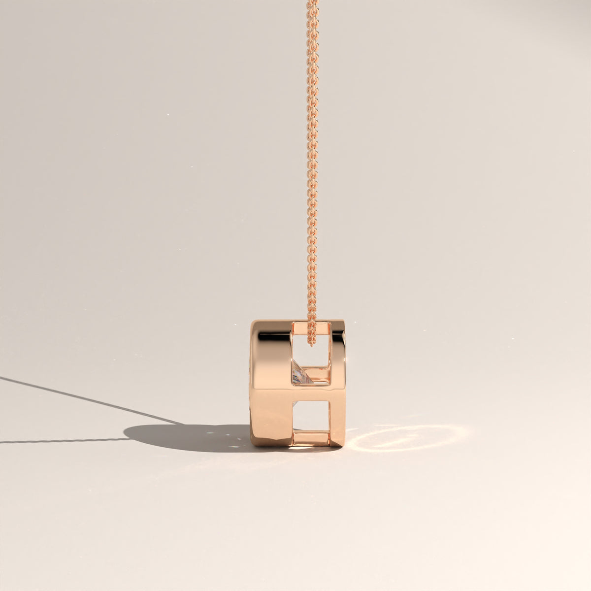 1.92ct Bezel Lab-grown Diamond Pendant Necklace - Nicole