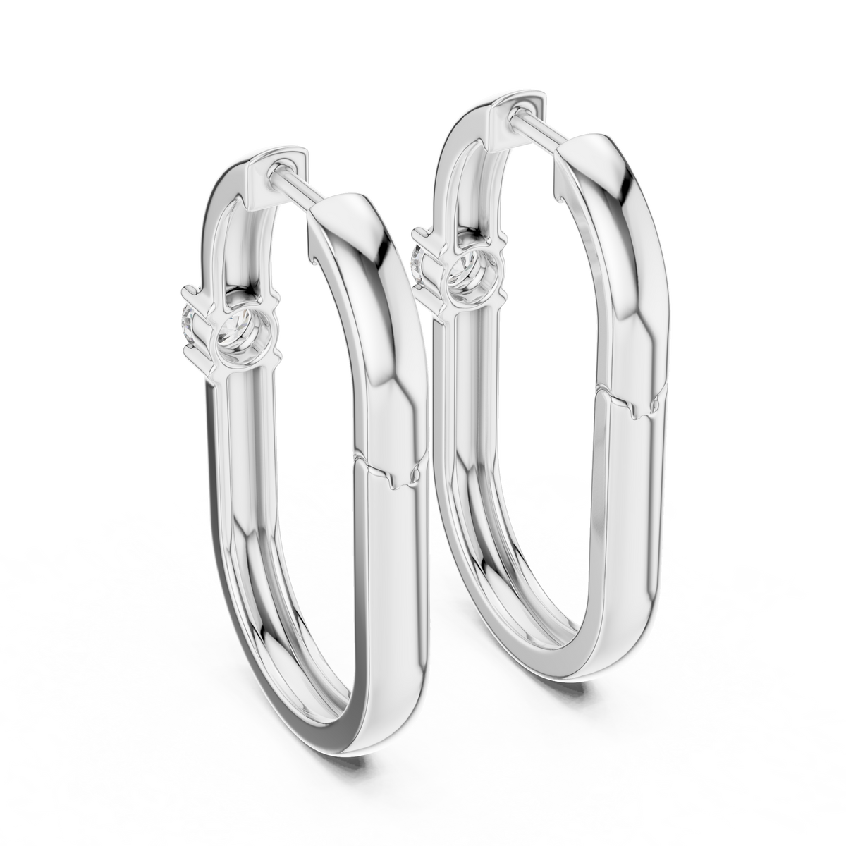 0.39ct TW Round Lab-Grown Diamond Ear Climbers