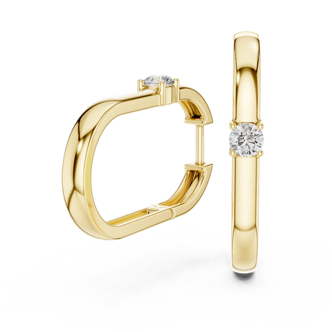 0.39ct TW Round Lab-Grown Diamond Ear Climbers
