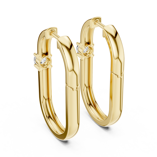 0.39ct TW Round Lab-Grown Diamond Ear Climbers
