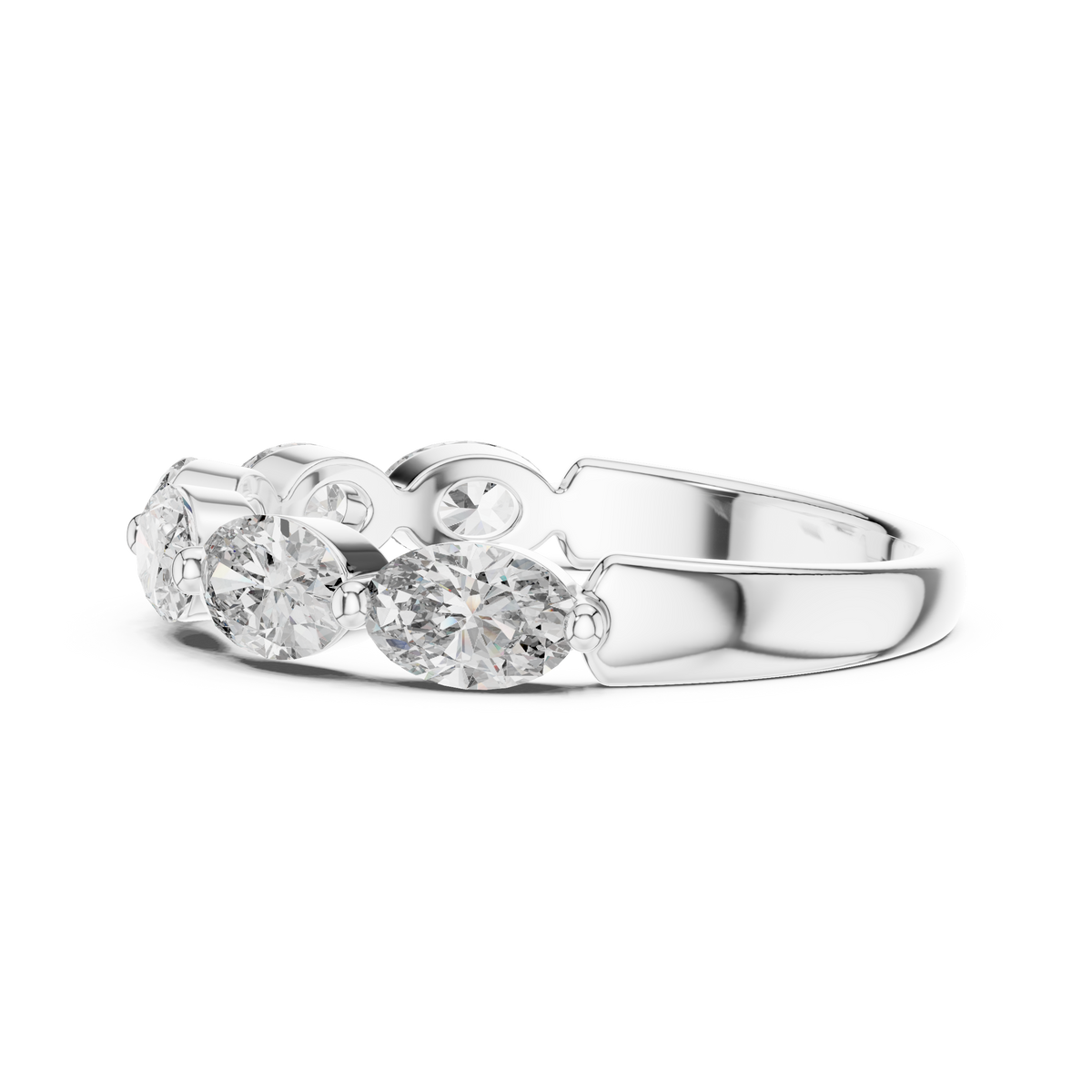 1.5ct TW Oval Lab-Grown Diamond Eternity Ring