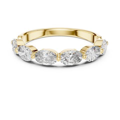 1.5ct TW Oval Lab-Grown Diamond Eternity Ring