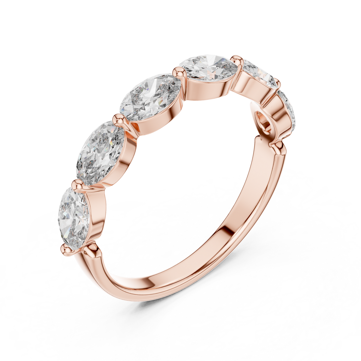 1.5ct TW Oval Lab-Grown Diamond Eternity Ring