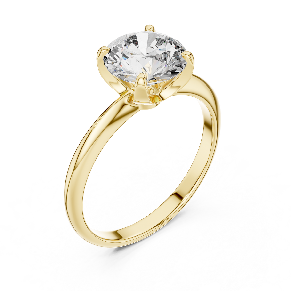1.50ct TW Round Lab-Grown Diamond Solitaire Ring