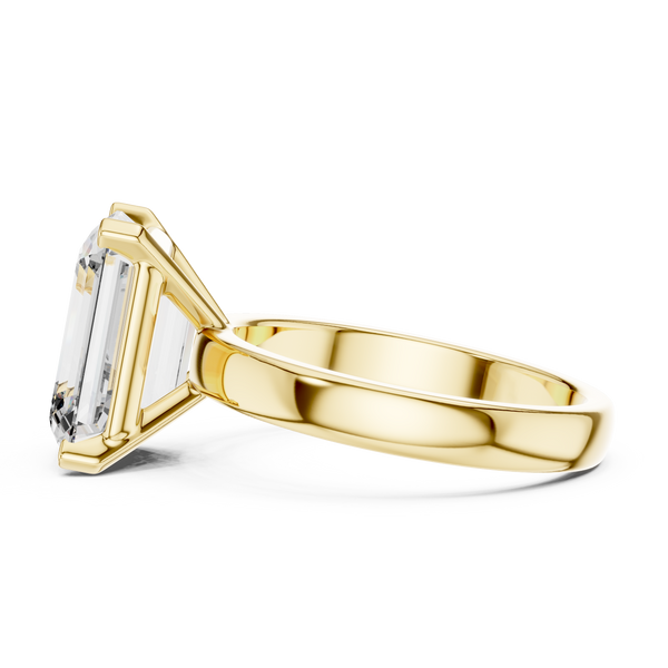 2ct TW Emerald Cut Lab-Grown Diamond Solitaire Ring