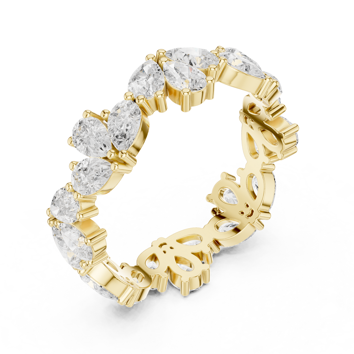 2.2ct TW Pear cut Lab-Grown Diamond Ring