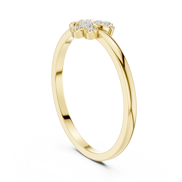 Heart Clover Lab-Grown Diamond Ring — En Fleur