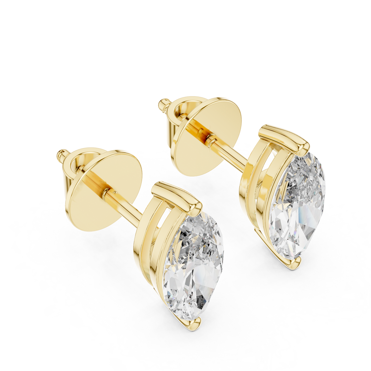 1.50ct TW Marquise Lab-Grown Diamond Stud Earrings