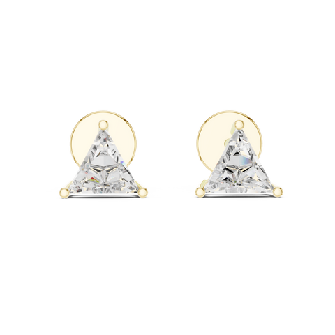 1.30ct TW Triangle Lab-Grown Diamond Stud Earrings