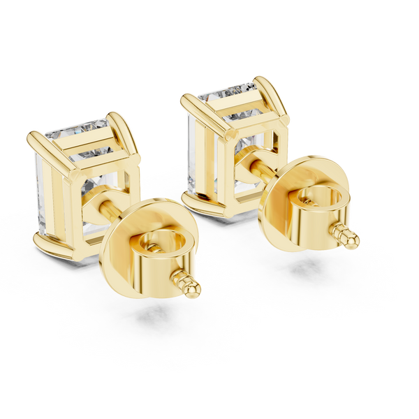 2.50ct TW Emerald Lab-Grown Diamond Stud Earrings