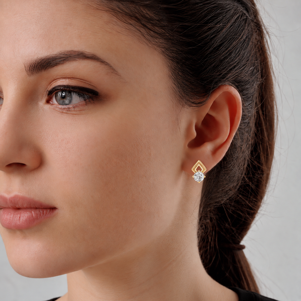 2.50ct TW Round Lab-Grown Diamond Stud Earrings