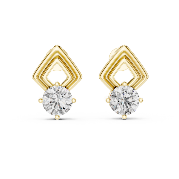 2.50ct TW Round Lab-Grown Diamond Stud Earrings
