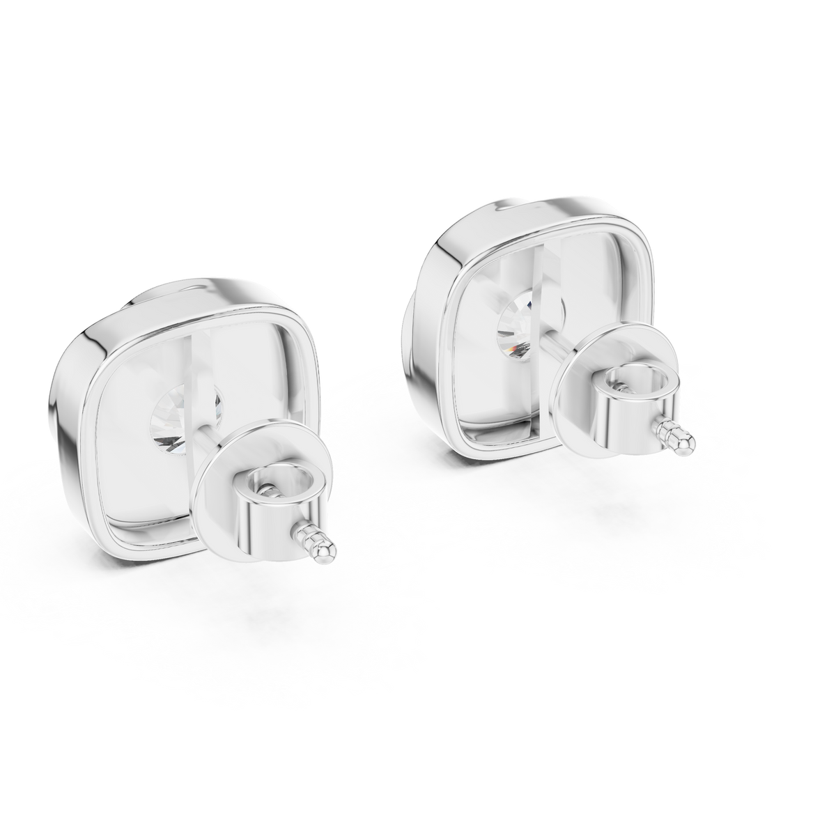 1.80ct TW Round Lab-Grown Diamond Swirl Earrings