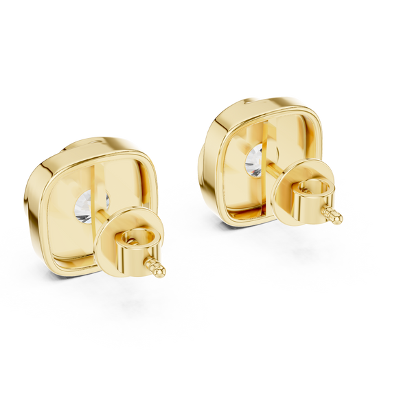 1.80ct TW Round Lab-Grown Diamond Swirl Earrings