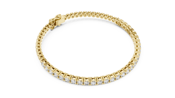 1.70ct TW Round Lab-Grown Diamond Half Tennis Bracelet