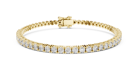 1.70ct TW Round Lab-Grown Diamond Half Tennis Bracelet