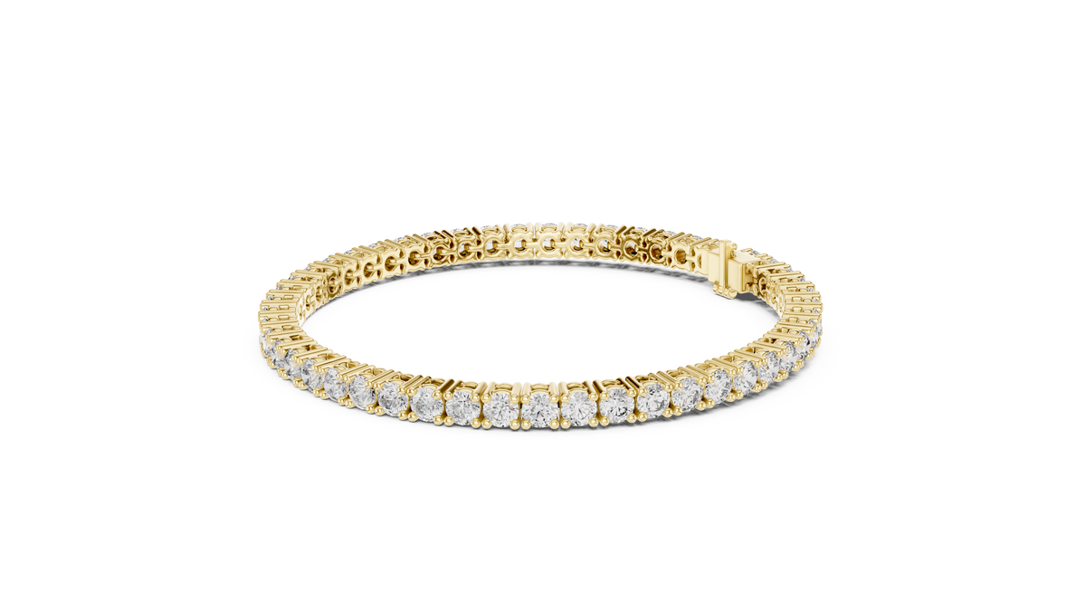 6ct TW Round Lab-Grown Diamond Tennis Bracelet