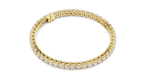6ct TW Round Lab-Grown Diamond Tennis Bracelet