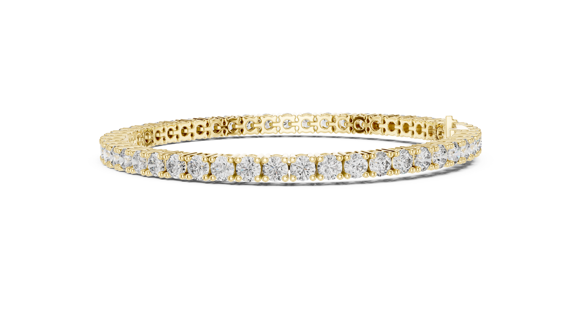 6ct TW Round Lab-Grown Diamond Tennis Bracelet
