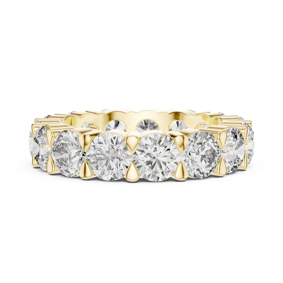 4.79ct TW Round Lab-Grown Diamond Eternity Ring