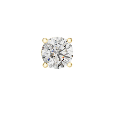 1.9ct Round Solitaire Lab Diamond Stud Earring fo Men