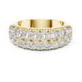 1.92ct TW Round Lab-Grown Diamond Pavé Dome Band