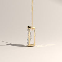 Yellow Gold 1ct Marquise Lab-Grown Diamond Pendant Necklace – Vivienne, view 4 — Verasah