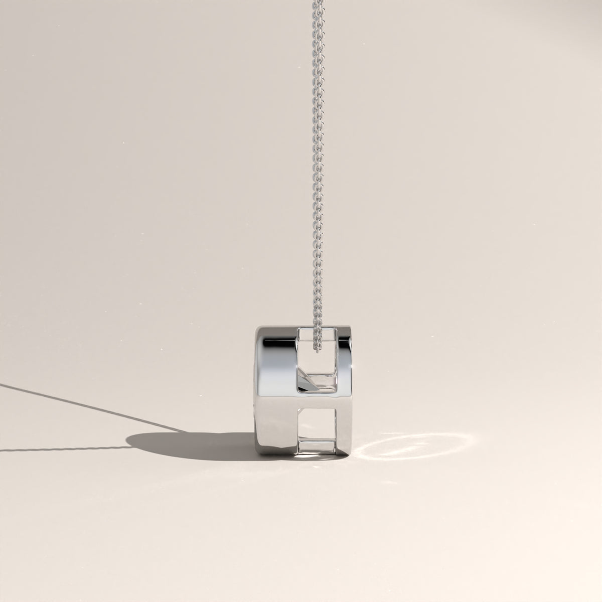 1.92ct Bezel Lab-grown Diamond Pendant Necklace - Nicole