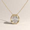 1.92ct Bezel Lab-grown Diamond Pendant Necklace - Nicole