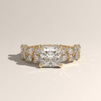 Yellow Gold 2.51ct Princess Lab-Grown Diamond Engagement Ring - Vienna — Verasah