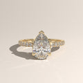 2ct Pear Lab-Grown Diamond Pavé Engagement Ring – Ines