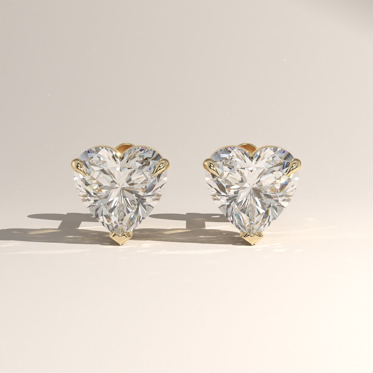 1.5ct TW Heart Lab-Grown Diamond Stud Earrings – Amara