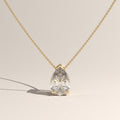 1ct Pear Lab-Grown Diamond Pendant Necklace – Rosalie