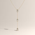 3ct TW Pear Lab-Grown Diamond Lariat Necklace – Clara
