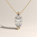 1ct Marquise Lab-Grown Diamond Pendant Necklace – Vivienne