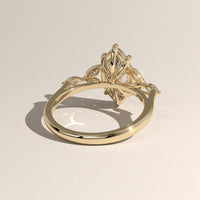 Yellow Gold 2.35ct Marquise Lab-grown Diamond Engagement Ring - Vera, view 4 — Verasah