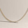 Round Lab-Grown Diamond Tennis Necklace – Clemantine