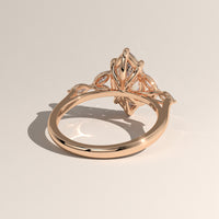 Rose Gold 2.35ct Marquise Lab-grown Diamond Engagement Ring - Vera, view 4 — Verasah
