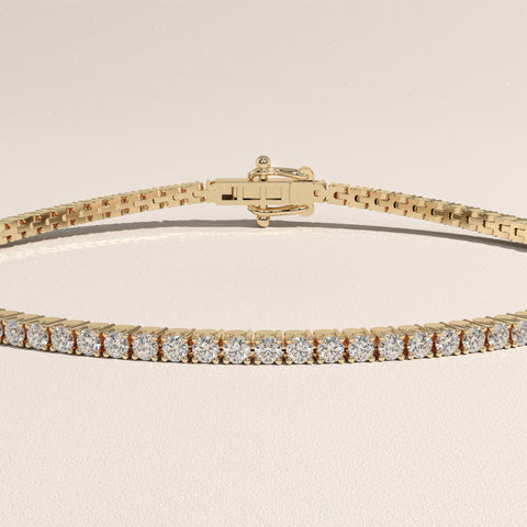 1.7ct Round Lab-Grown Diamond Tennis Bracelet – Eloise