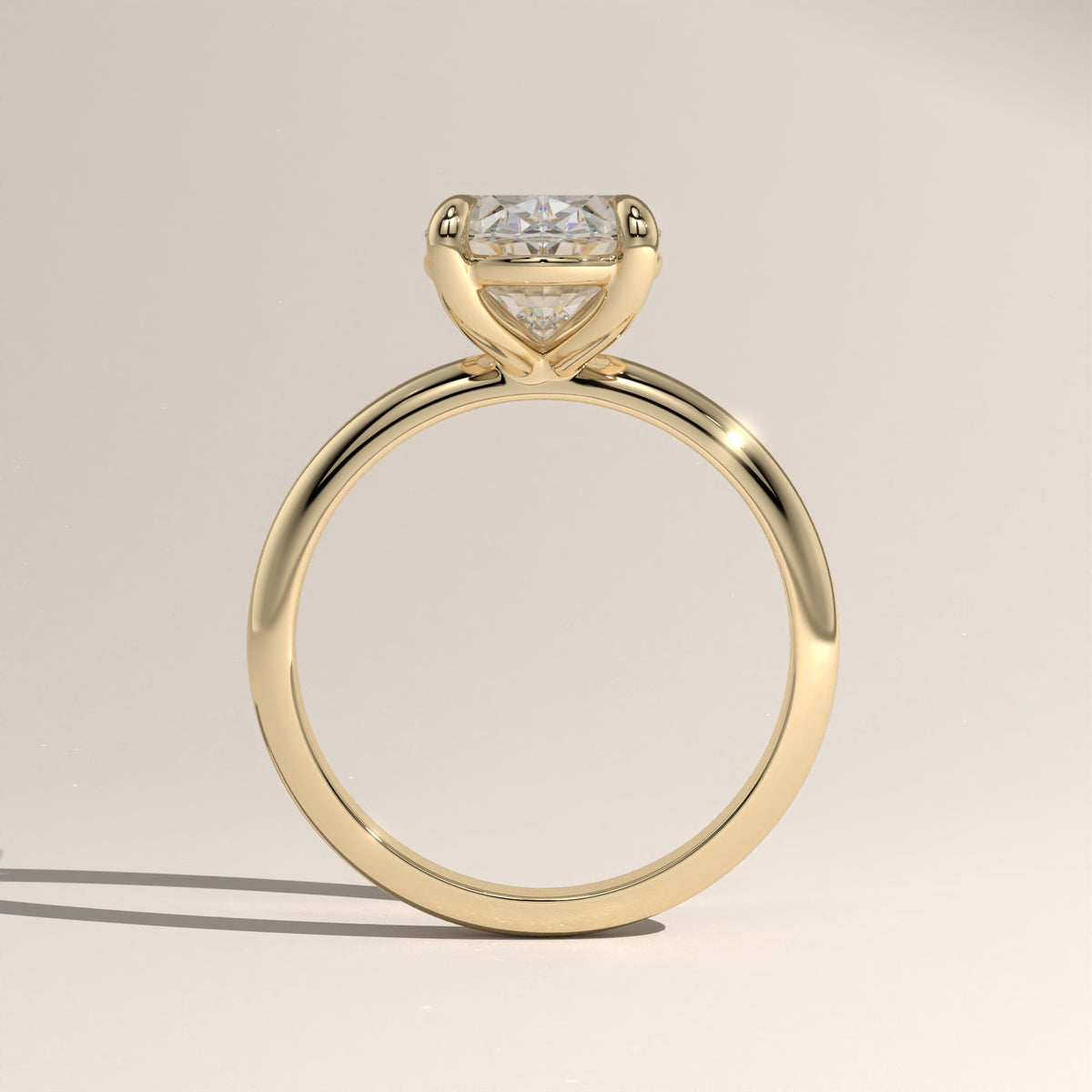 2ct Oval Lab-Grown Diamond Solitaire Engagement Ring – Adele