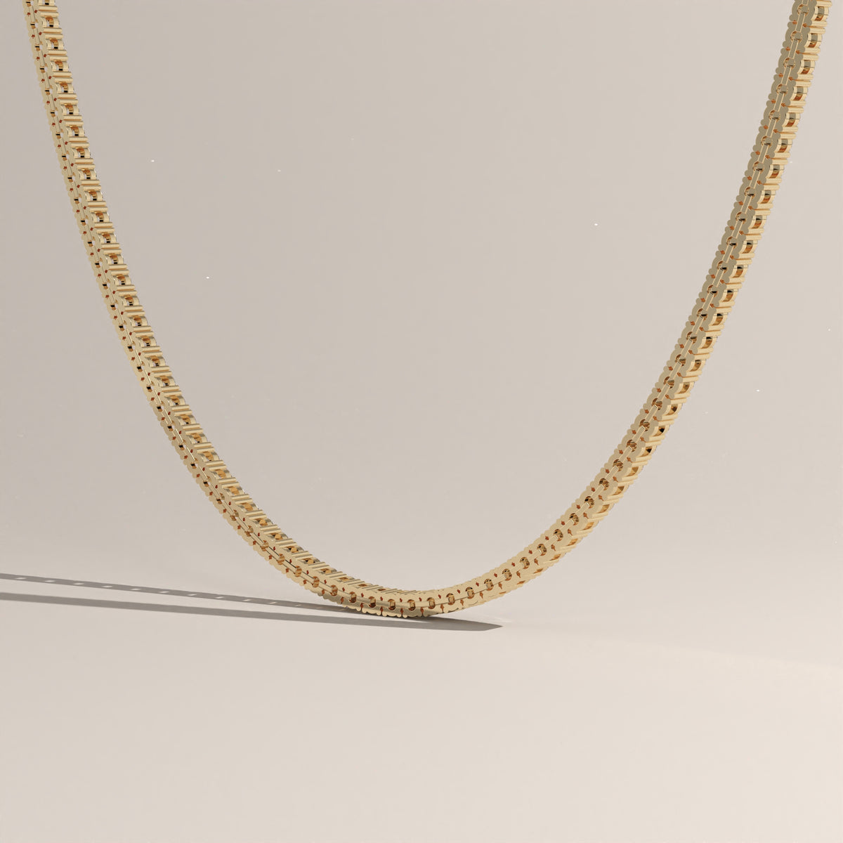 Round Lab-Grown Diamond Tennis Necklace – Clemantine