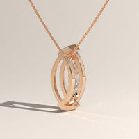 Rose Gold 1ct Marquise Lab-Grown Diamond Pendant Necklace – Vivienne, view 3 — Verasah