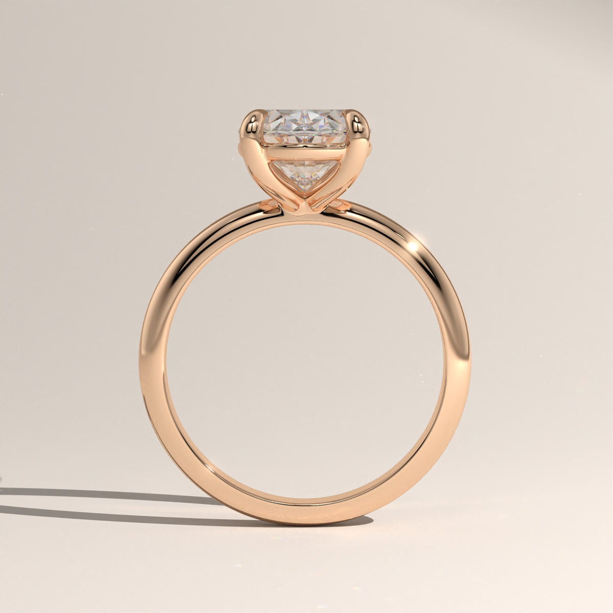 2ct Oval Lab-Grown Diamond Solitaire Engagement Ring – Adele