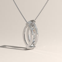White Gold 1ct Marquise Lab-Grown Diamond Pendant Necklace – Vivienne, view 3 — Verasah