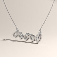 White Gold 1.77ct TW Mixed Shape Lab-Grown Diamond Bar Necklace – Phoebe, view 3 — Verasah