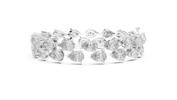 26.52ct TW Pear Lab-Grown Diamond Tennis Bracelet in White Gold — Verasah fine jewellery