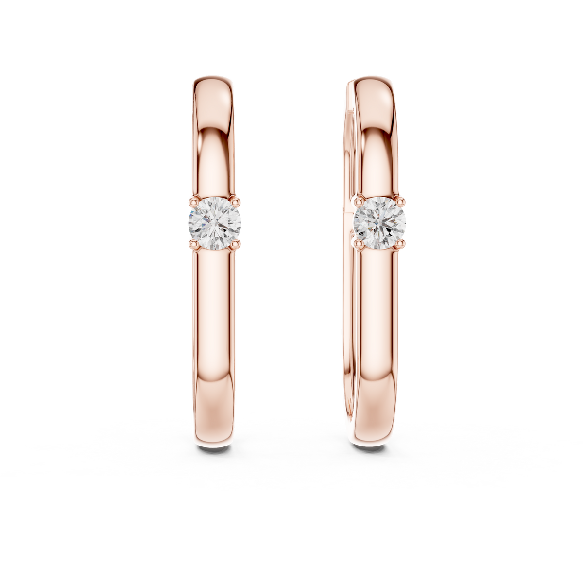 0.39ct TW Round Lab-Grown Diamond Ear Climbers