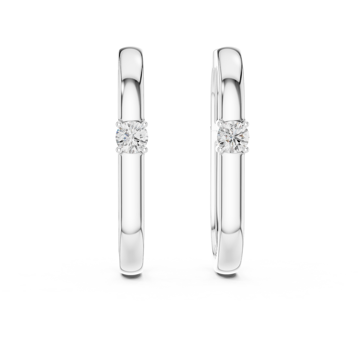 0.39ct TW Round Lab-Grown Diamond Ear Climbers