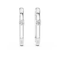 0.39ct TW Round Lab-Grown Diamond Ear Climbers in White Gold — Verasah fine jewellery
