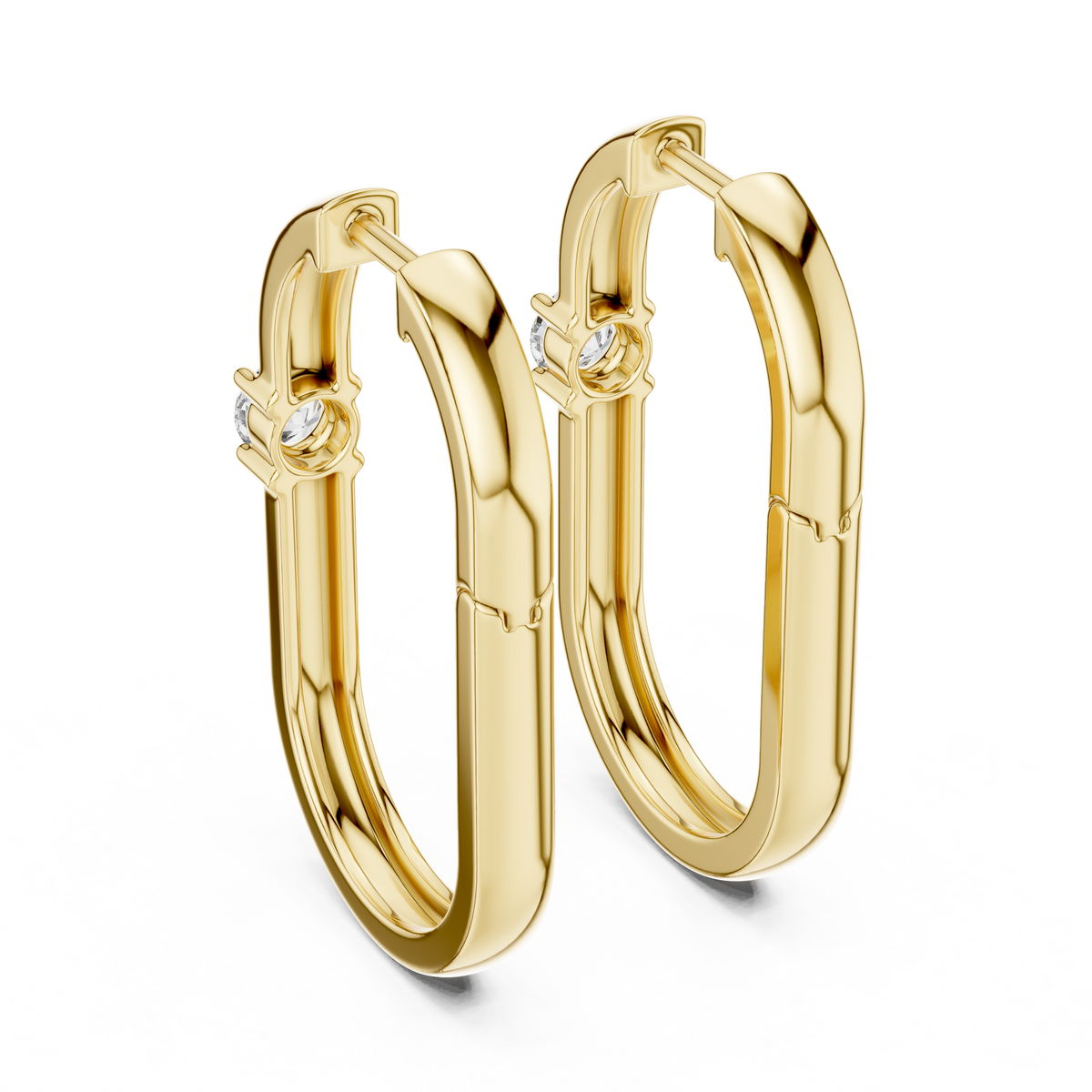 0.39ct TW Round Lab-Grown Diamond Ear Climbers